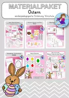 Vorschau - Unterrichtsreihen - Materialpaket Ostern - sonderpädagogische Förderung, Vorschule - Deckblatt