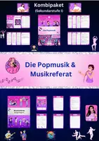 Vorschau - Arbeitsblätter - Popmusik_Musikreferat (Gymnasium/Mittelschule) - Deckblatt