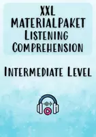 Vorschau - Test - XXL Materialpaket Hörverstehen / Listening Comprehension (intermediate) - Deckblatt