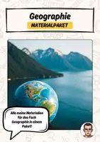 Vorschau - Arbeitsblätter - Materialpaket Geographie - Deckblatt