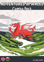 Vorschau - Arbeitsblätter - Adventures in Wales - Combo Pack (Red Line 3/Blue Line 3) - Deckblatt