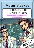 Vorschau - Unterrichtsreihen - Materialpaket Chemische Bindungen, Arbeitshefte - Deckblatt