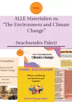 Vorschau - Stundenentwürfe - Materialpaket: ALLE (22x) Materialien zum Thema "Environment and Climate Change" (wachsendes Paket) - Deckblatt