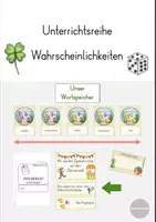Vorschau - Stundenentwürfe - Materialpaket: Unterrichtsreihe - Wahrscheinlichkeiten Klasse 3 - 4 - Deckblatt