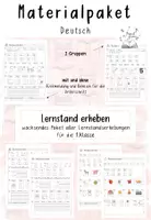 Vorschau - Test - Materialpaket (wachsend): Lernstandserhebungen Deutsch 1. Klasse - Deckblatt