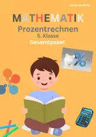 Vorschau - Unterrichtsreihen - Sparen, Rechnen, Umwelt - Prozentrechnen 5. Klasse - Deckblatt