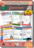 Vorschau - Arbeitsblätter - Materialpaket - Grammar - Deckblatt