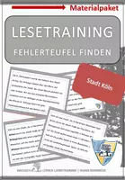 Vorschau - Fördermaterial/Inklusion - Stadt Köln Spezial Querbeet Fehlerteufel Materialpaket - Deckblatt