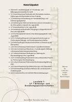 Vorschau - Stundenentwürfe - Materialpaket LF 7 Bildungs- und Erziehungspartnerschaften 2. AJ Erzieher - Deckblatt