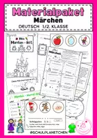 Vorschau - Mal- und Bastelvorlagen - Materialpaket Märchen - Deckblatt