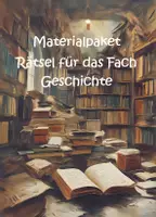 Vorschau - Arbeitsblätter - Materialpaket - Rätsel für Geschichte (Suchrätsel + Kreuzworträtsel) - Deckblatt