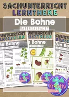 Vorschau - Arbeitsblätter - BOHNE - Lebenszyklus und Pflanzenteile Materialpaket - Deckblatt