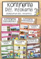 Vorschau - Anderer Materialtyp - Kontinente 12er SET - (6x leicht und 6x schwierig) - Deckblatt