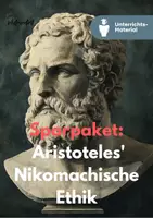 Vorschau - Unterrichtsreihen - Sparpaket: Grundsätze eines gelingenden Lebens − Kernstellen aus Aristoteles - Deckblatt