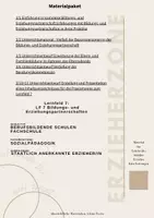 Vorschau - Stundenentwürfe - Materialpaket LF 7 Bildungs- und Erziehungspartnerschaften 3. AJ Erzieher - Deckblatt