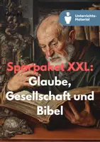 Vorschau - Unterrichtsreihen - Sparpaket XXL: Glaube, Gesellschaft und Bibel - Deckblatt