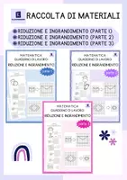 anteprima - Esercizi - Raccolta di materiali: riduzione e ingrandimento - Pagina di copertina
