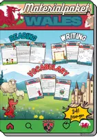Vorschau - Arbeitsblätter - Materialpaket - Wales - Writing/Reading/Vocabulary - Deckblatt