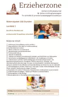 Vorschau - Stundenentwürfe - Materialpaket 160 UE Lernfeld 1: Berufliche Identität und professionelle Perspektiven entwickeln , Erzieher, Sozialpädagogik - Deckblatt