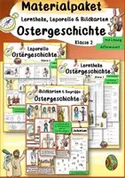Vorschau - Arbeitsblätter - Materialpaket Ostergeschichte Klasse 2 Ethik Ostern - Deckblatt