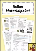Vorschau - Arbeitsblätter - Wellen – Anschaulich & fundiert für die Oberstufe (Materialpaket) - Deckblatt