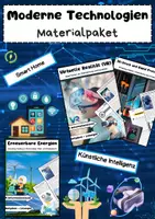 Vorschau - Arbeitsblätter - Moderne Technologien Materialpaket - Deckblatt