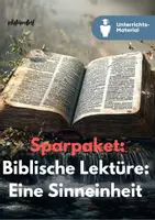 Vorschau - Unterrichtsreihen - Sparpaket: Die Bibel im gesellschaftlichen Diskurs der Gegenwart - Deckblatt