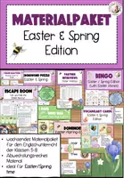 Vorschau - Spiele - Materialpaket Bundle Easter Spring Englischunterricht Sek I Growing Bundle - Deckblatt