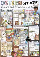 Vorschau - Arbeitsblätter - Ostern / 🐰 Osterzeit / Osterfest - Materialpaket - Deckblatt