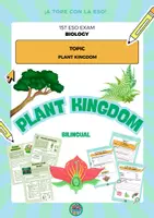 Vista previa - Refuerzo / NEE / Materiales de apoyo - Paquete de materiales BILINGÜE PLANT KINGDOM - Portada