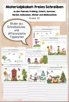 Vorschau - Arbeitsblätter - Materialpaket Freies Schreiben Klasse 1/2 - Deckblatt