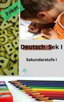 Vorschau - Arbeitsblätter - Materialpaket Deutsch Sek I - Deckblatt