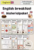 Vorschau - Arbeitsblätter - English breakfast (Frühstück in England) Materialpaket - Englisch Grundschule - Deckblatt