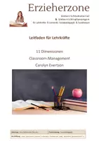 Vorschau - Lehrpläne/Lehrermaterial - Materialpaket 11 Dimensionen des Classroom-Managements nach Carolyn Evertson - Deckblatt