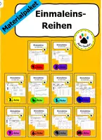 Vorschau - Arbeitsblätter - Materialpaket - Einmaleins-Reihen üben - Deckblatt