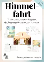 Vorschau - Arbeitsblätter - Materialpaket: Himmelfahrt - Deckblatt