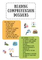 Vista previa - Hojas de trabajo - READING COMPREHENSION CICLO MEDIO Y SUPERIOR - Portada