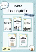 Vorschau - Spiele - Mathe Lesespiele - wachsendes Materialpaket (ZR 100) - Deckblatt