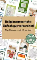 Vorschau - Stundenentwürfe - Wachsende Materialschatzkiste - Alle Materialien von Schatzkiste Religion - Deckblatt