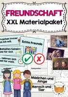 Vorschau - Arbeitsblätter - Materialpaket Freundschaft - Deckblatt