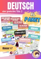 Vorschau - Arbeitsblätter - Materialpaket Deutsch - Wortspeicher, Stundenentwürfe, Lernwörterspiel, Satz der Woche und mehr - Deckblatt