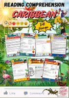 Vorschau - Arbeitsblätter - Materialpaket - Caribbean Reading - Grade 9 - Deckblatt