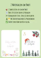 Vorschau - Spiele - Materialpaket: Weihnachten & Frühling/Ostern im Kindergarten - Deckblatt