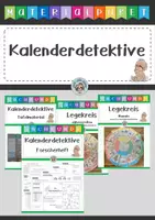 Vorschau - Arbeitsblätter - Materialpaket - Kalenderdetektive - Deckblatt