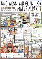 Vorschau - Stundenentwürfe - Und wenn wir geh'n ... 🎶 - Abschiedslied Grundschule PAKET 🏫 Abschied 4. Klasse - Deckblatt