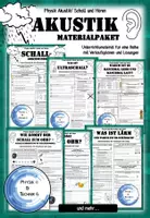Vorschau - Arbeitsblätter - Akustik & Schall – Komplettpaket Klasse 5/6 | Schwingungen, Ohr, Lärm & Ultraschall - Deckblatt