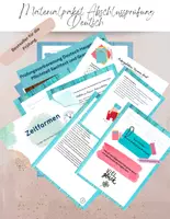 Vorschau - Arbeitsblätter - Materialpaket Prüfung Deutsch 2025 wachsendes Paket mit Prüfungslektüre - Deckblatt