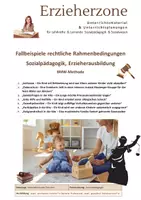 Vorschau - Stundenentwürfe - Materialpaket Fallbeispiele rechtliche Rahmenbedingungen Sozialpädagogik, Erzieherausbildung BMW-Methode - Deckblatt