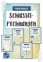 Vorschau - Arbeitsblätter - Materialpaket - Schlüsselrechnungen - 1. Klasse - Addition - Deckblatt