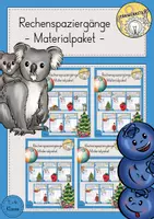 Vorschau - Arbeitsblätter - Rechenspaziergänge Materialpaket - Deckblatt